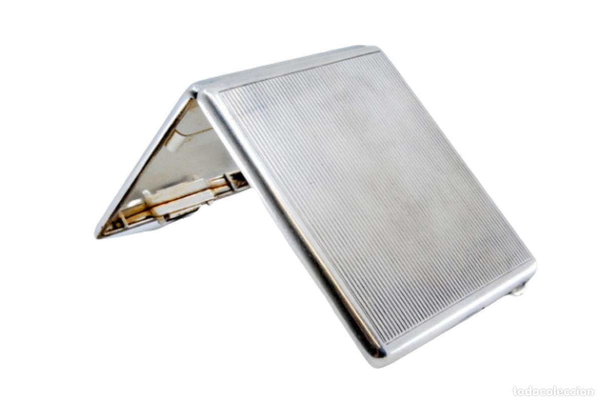 Antig&uuml;edades: Caja de cigarrillos, en plata - Foto 1