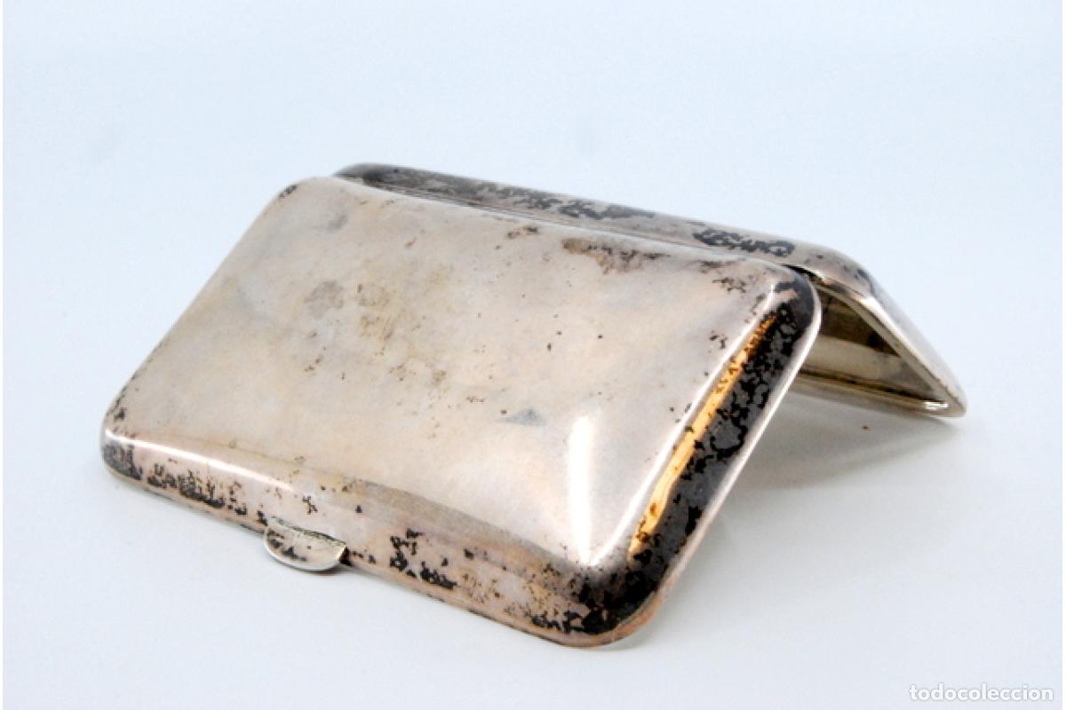 Antig&uuml;edades: Caja de cigarrillos, en plata - Foto 3