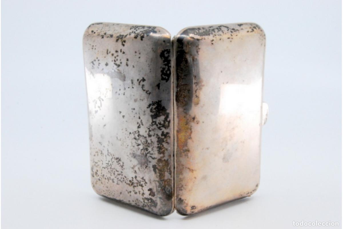 Antig&uuml;edades: Caja de cigarrillos, en plata - Foto 5