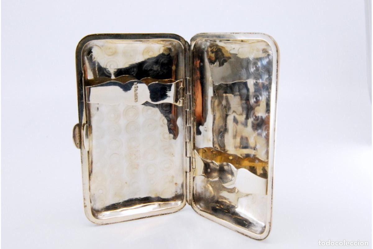 Antig&uuml;edades: Caja de cigarrillos, en plata - Foto 7