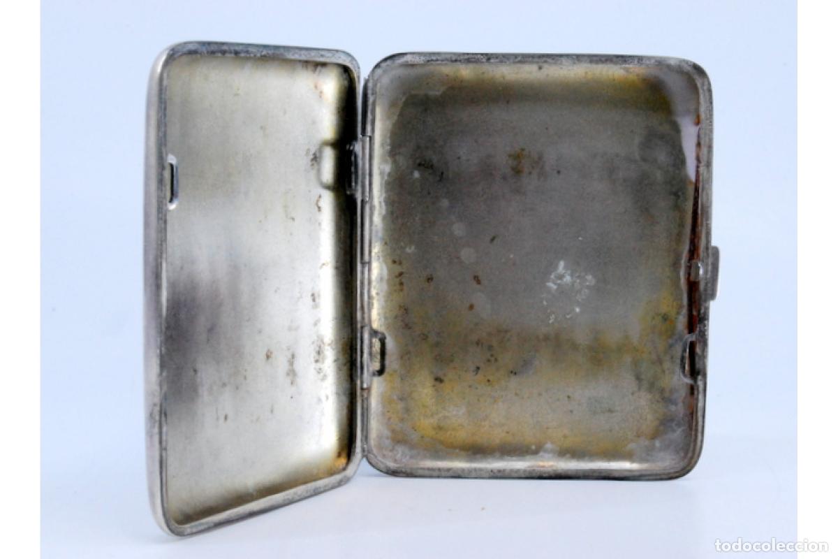 Antig&uuml;edades: Caja de cigarrillos, en plata - Foto 9