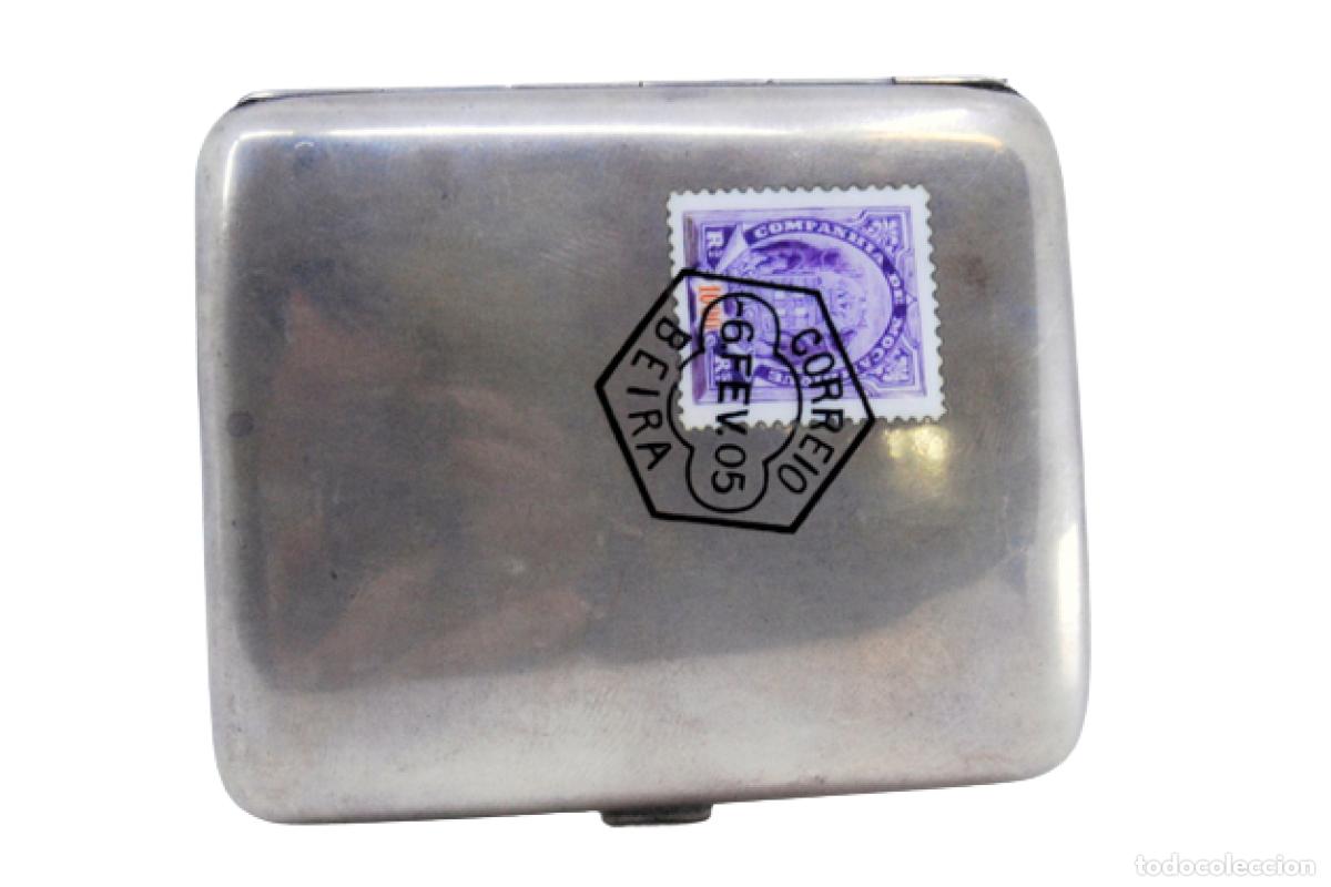 Antig&uuml;edades: Caja de cigarrillos, en plata - Foto 1