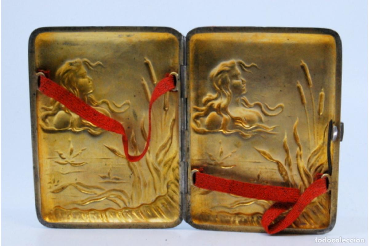 Antig&uuml;edades: Caja de cigarrillos, en plata - Foto 4
