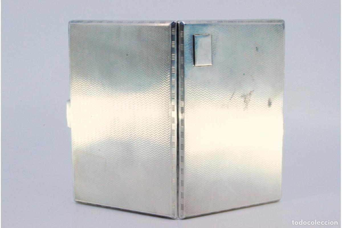 Antig&uuml;edades: Caja de cigarrillos, en plata - Foto 2