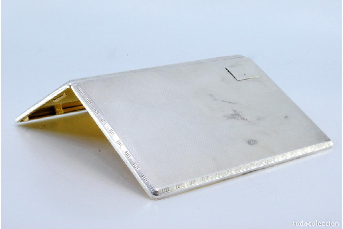 Antig&uuml;edades: Caja de cigarrillos, en plata - Foto 3