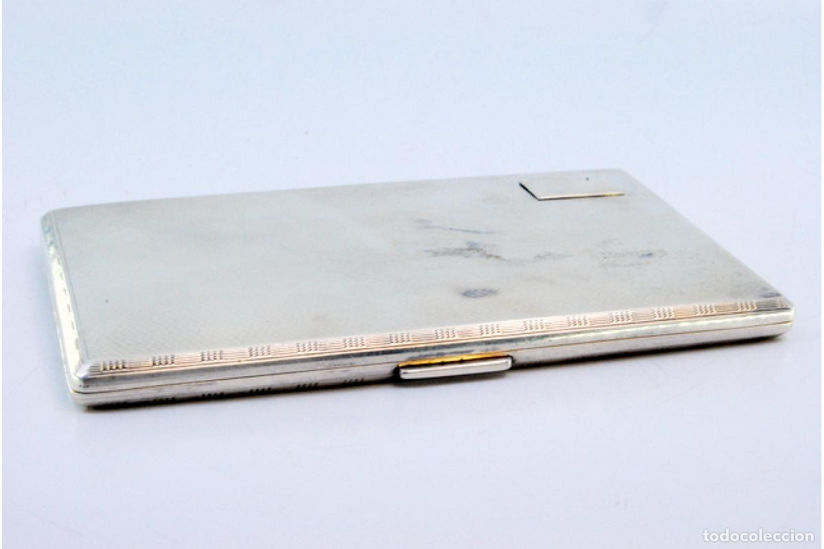 Antig&uuml;edades: Caja de cigarrillos, en plata - Foto 7