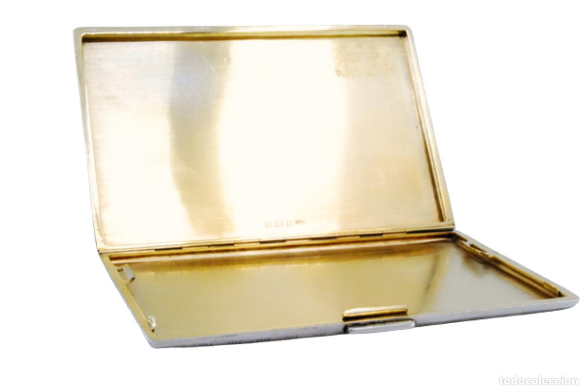 Antig&uuml;edades: Caja de cigarrillos, en plata - Foto 1