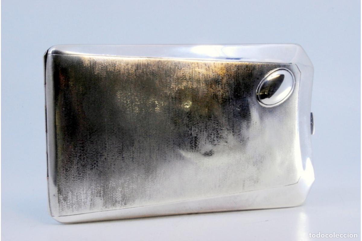 Antig&uuml;edades: Caja de cigarrillos, en plata - Foto 3