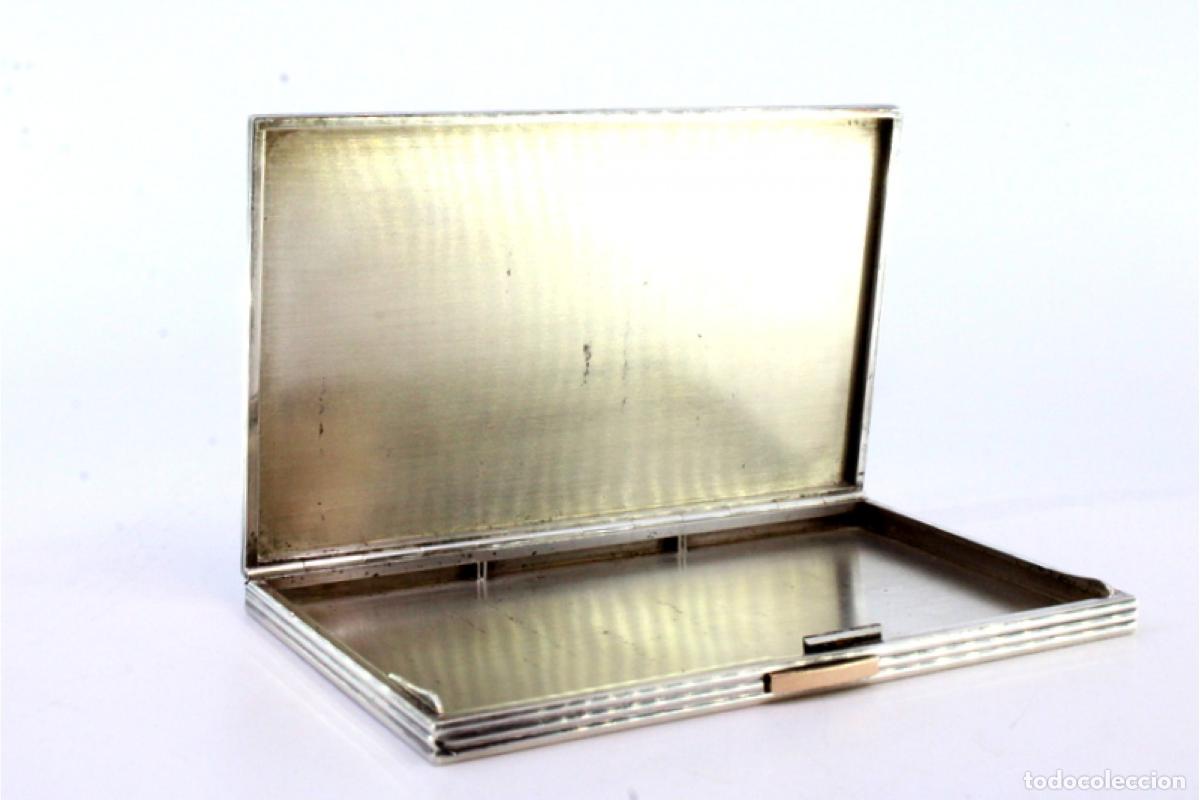 Antig&uuml;edades: Caja de cigarrillos, en plata - Foto 4