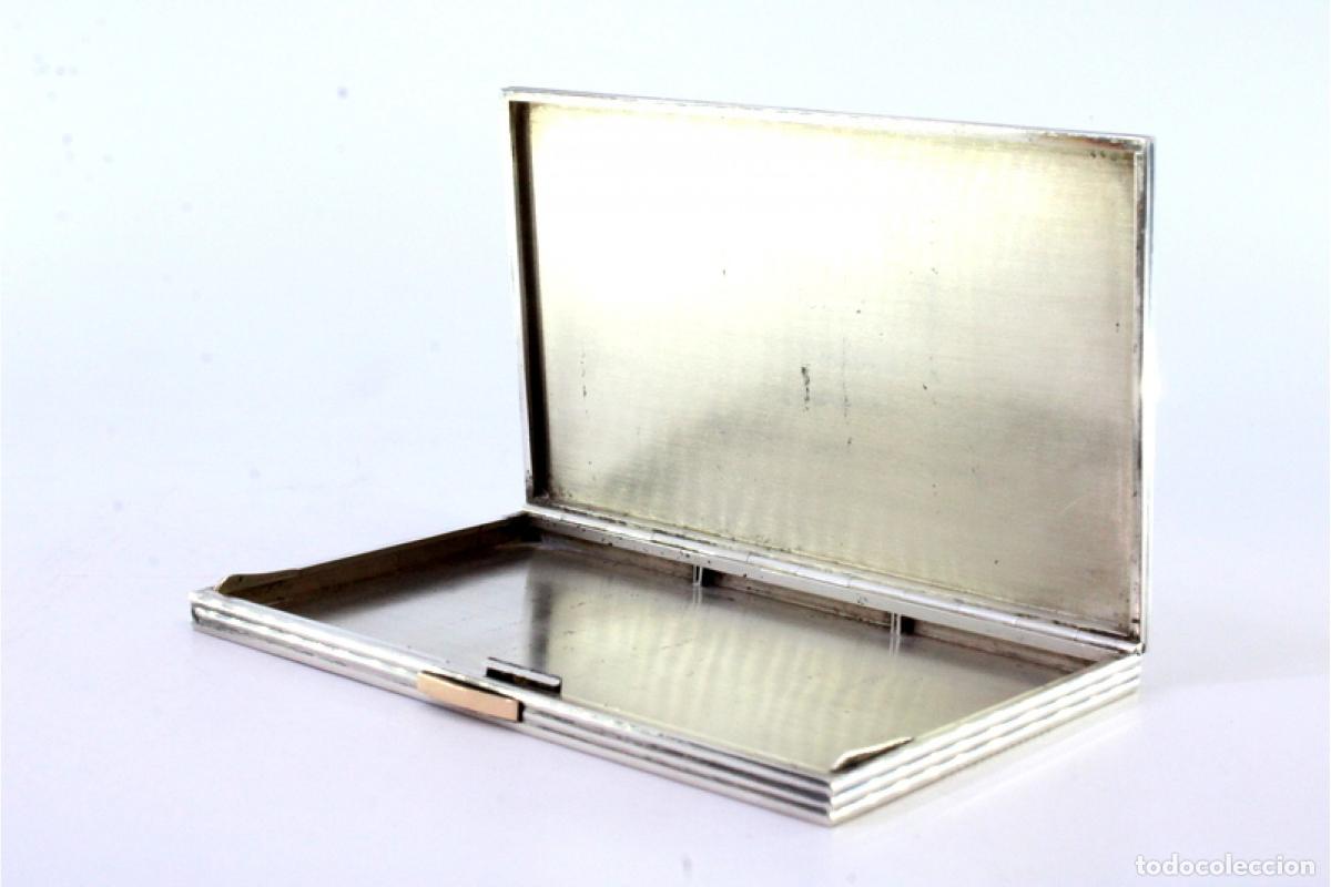 Antig&uuml;edades: Caja de cigarrillos, en plata - Foto 5