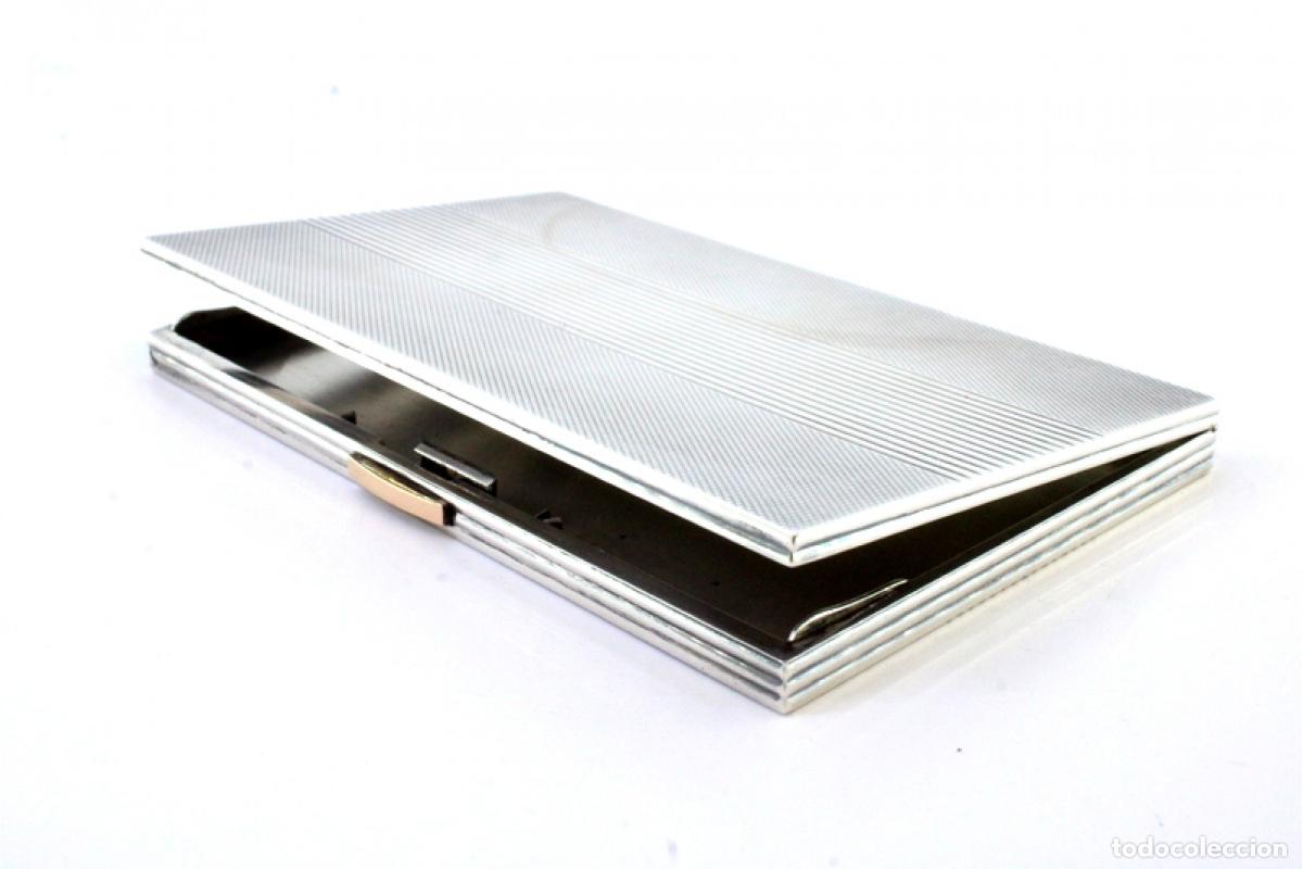 Antig&uuml;edades: Caja de cigarrillos, en plata - Foto 7