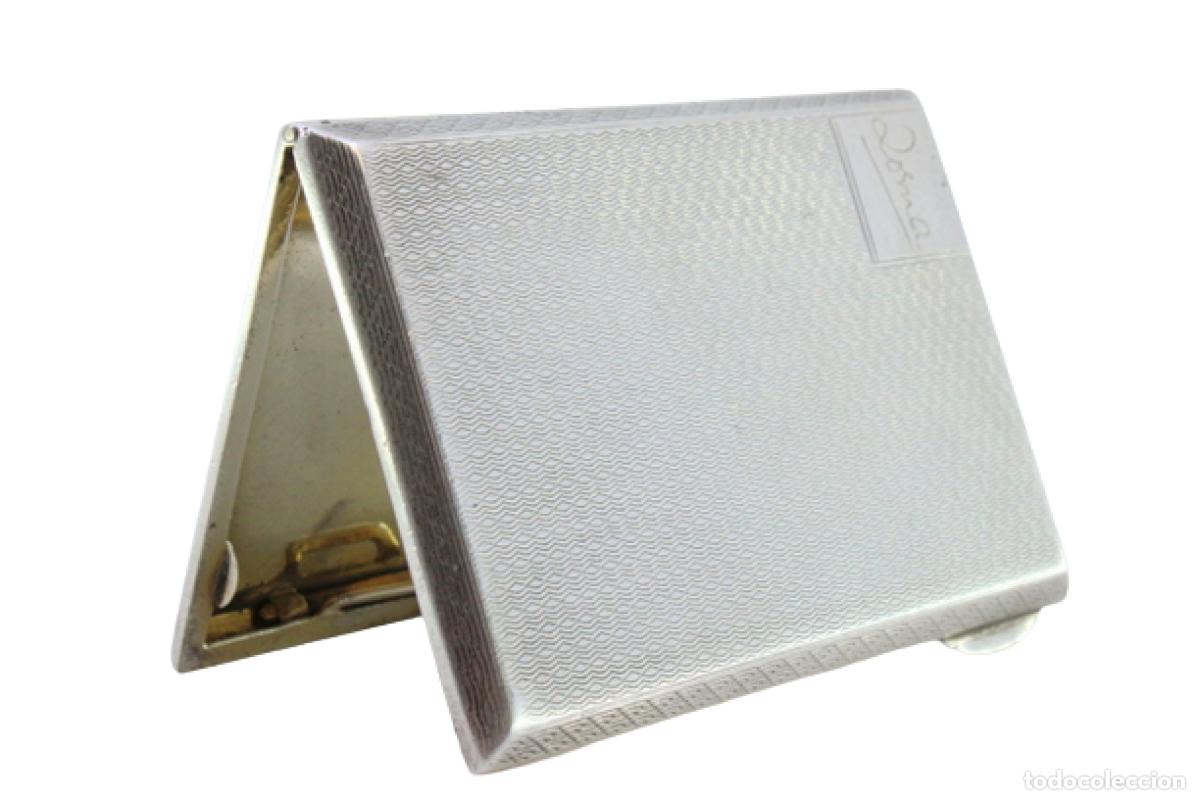 Antig&uuml;edades: Caja de cigarrillos, en plata - Foto 1