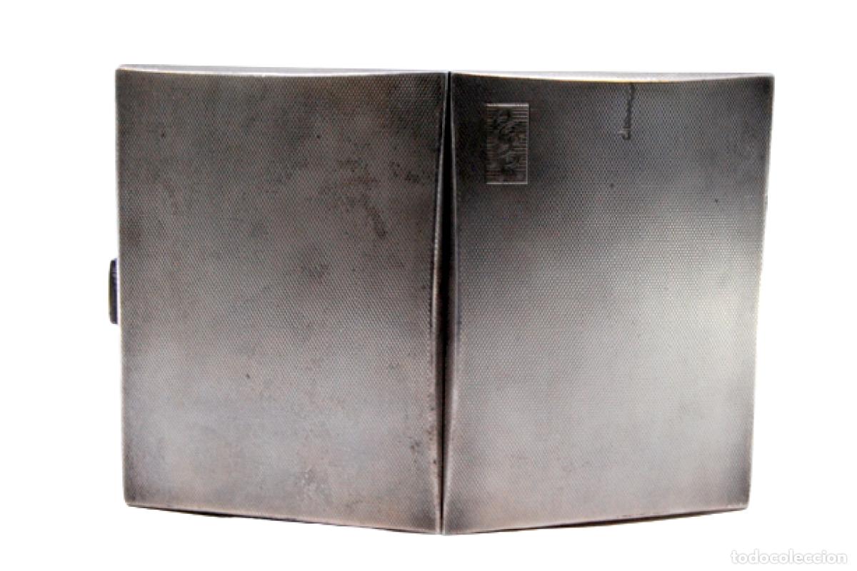 Antig&uuml;edades: Caja de cigarrillos, en plata - Foto 1