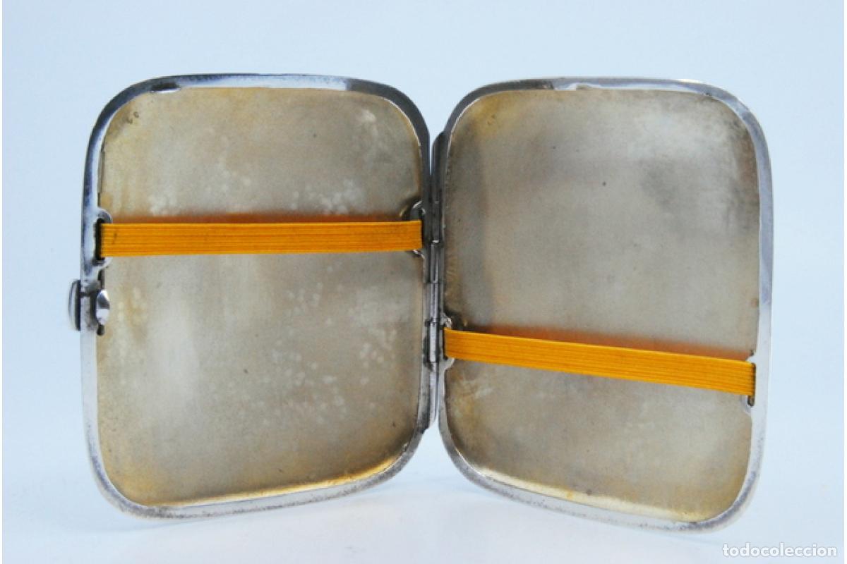 Antig&uuml;edades: Caja de cigarrillos, en plata - Foto 3