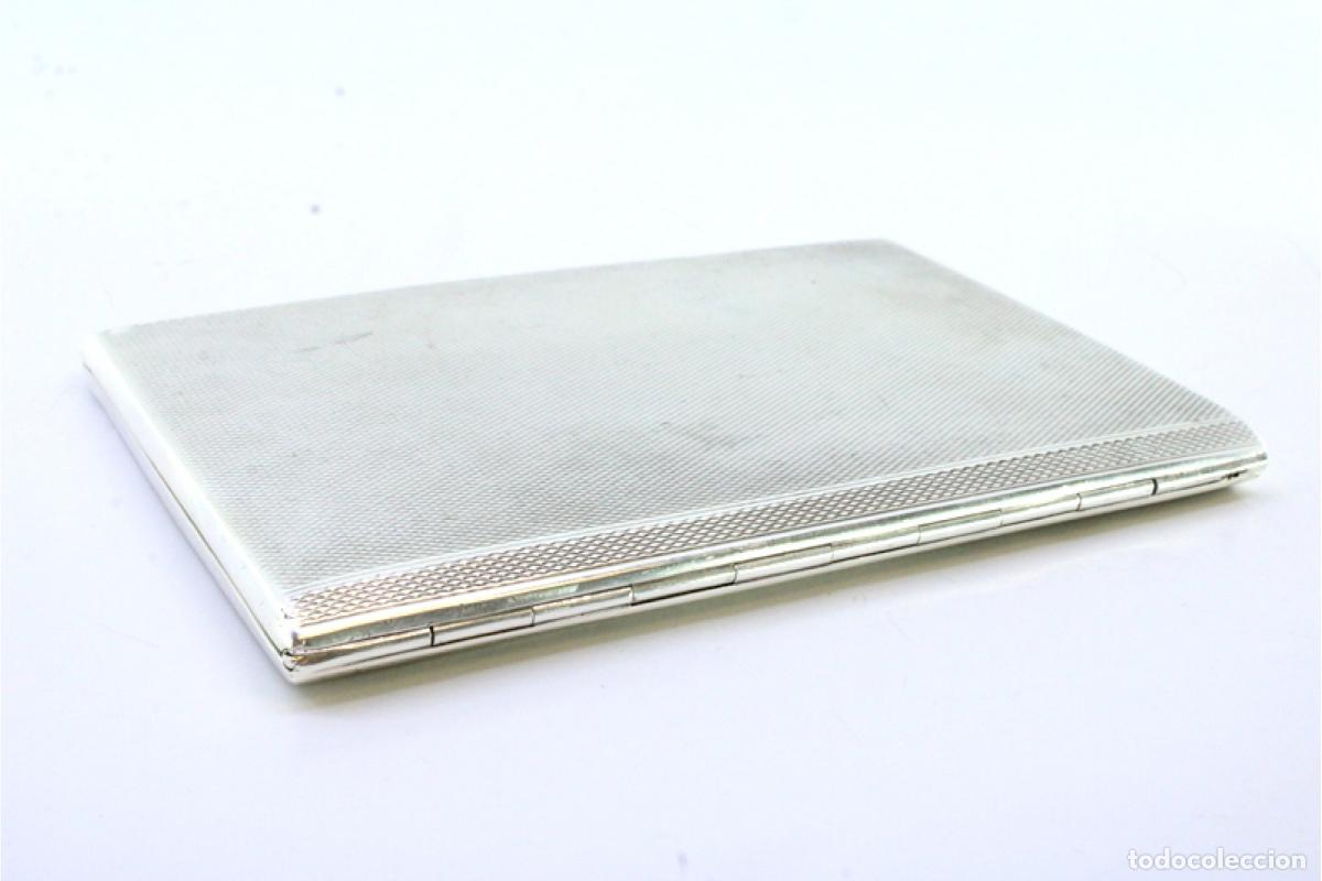 Antig&uuml;edades: Caja de cigarrillos, en plata - Foto 3