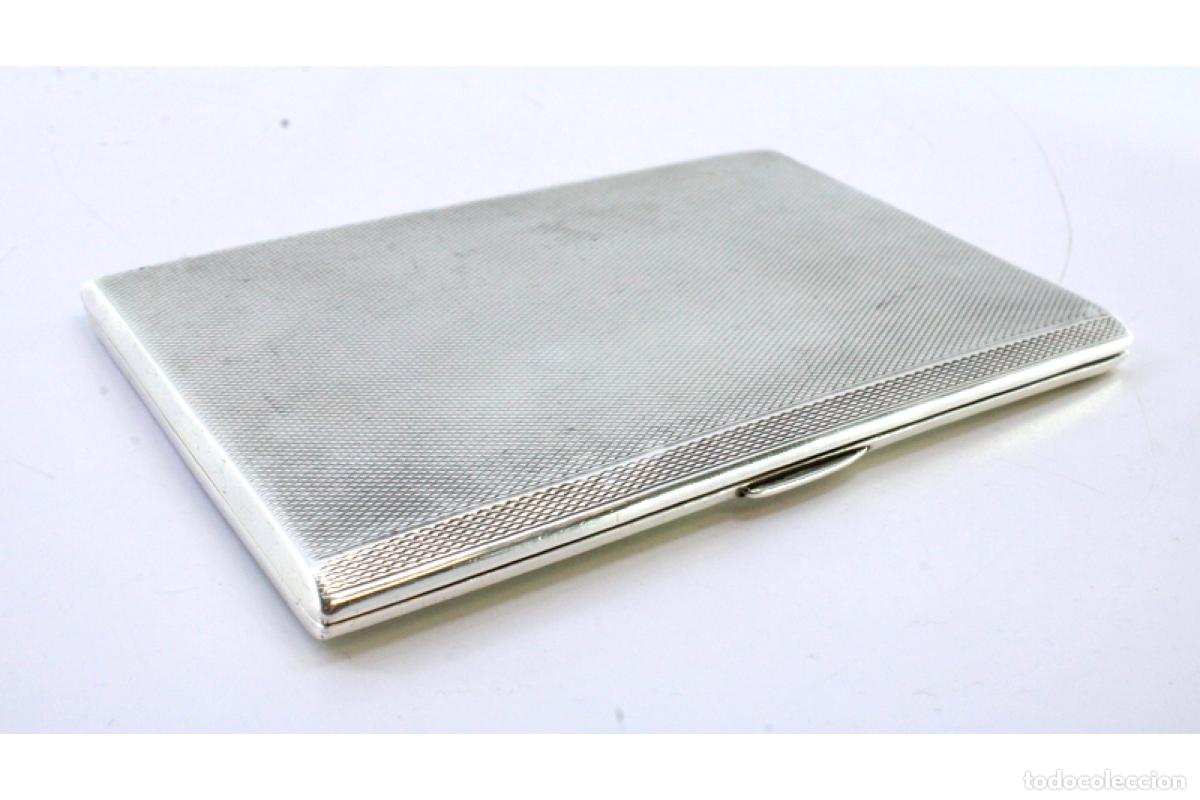 Antig&uuml;edades: Caja de cigarrillos, en plata - Foto 5