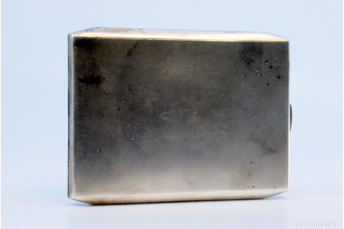 Antig&uuml;edades: Caja de cigarrillos, en plata - Foto 2