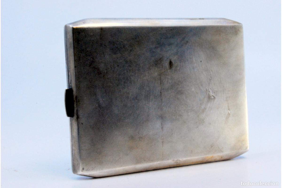 Antig&uuml;edades: Caja de cigarrillos, en plata - Foto 3