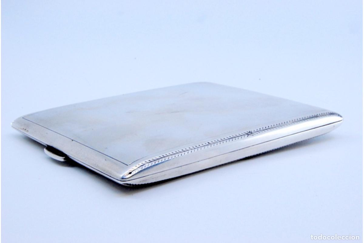 Antig&uuml;edades: Caja de cigarrillos, en plata - Foto 5