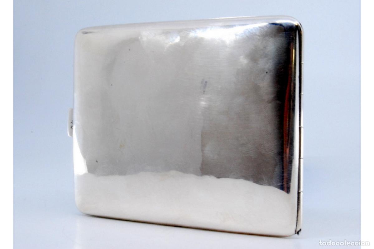 Antig&uuml;edades: Caja de cigarrillos, en plata - Foto 3