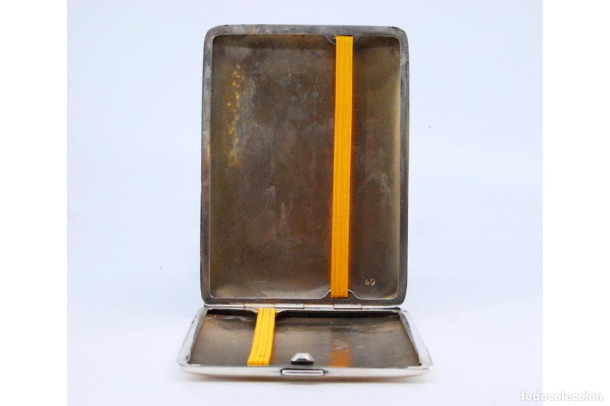 Antig&uuml;edades: Caja de cigarrillos, en plata - Foto 9