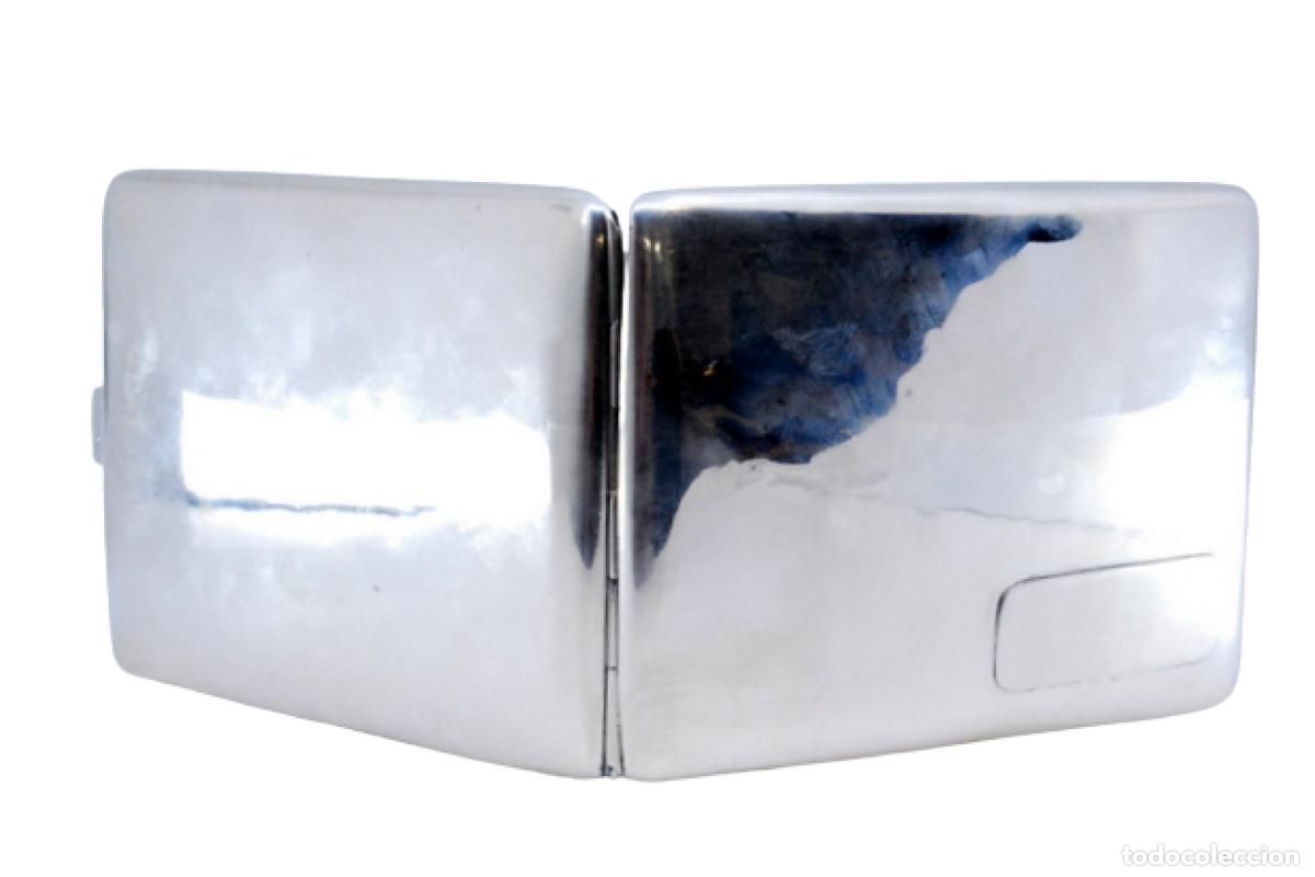 Antig&uuml;edades: Caja de cigarrillos, en plata - Foto 1