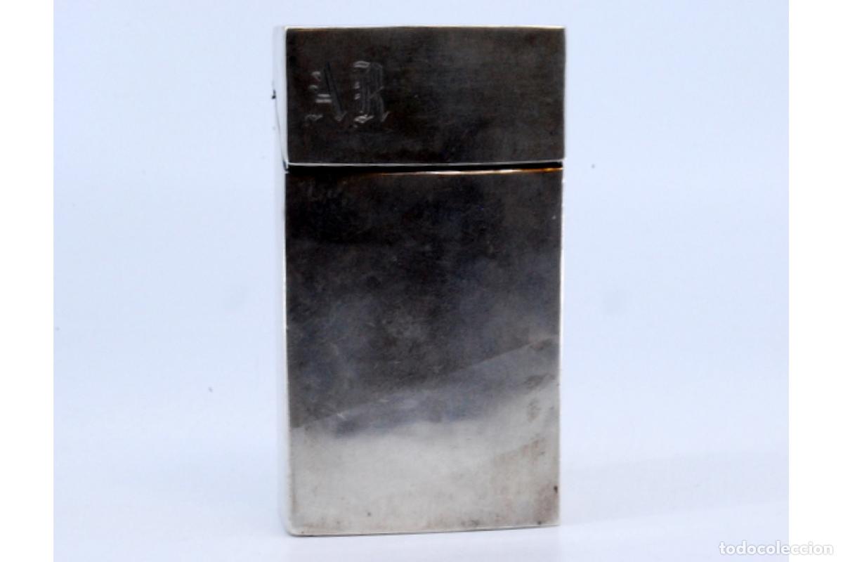 Antig&uuml;edades: Caja de cigarrillos, en plata - Foto 2