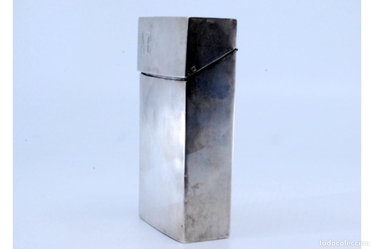 Antig&uuml;edades: Caja de cigarrillos, en plata - Foto 3