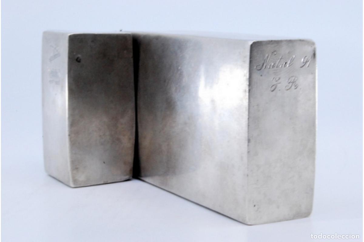Antig&uuml;edades: Caja de cigarrillos, en plata - Foto 8