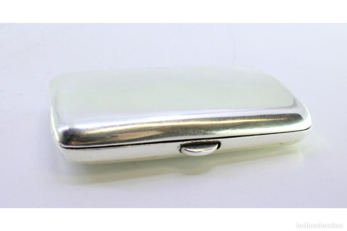Antig&uuml;edades: Caja de cigarrillos, en plata - Foto 2
