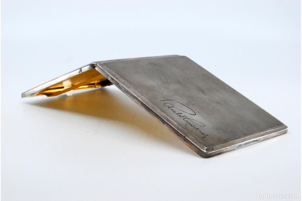 Antig&uuml;edades: Caja de cigarrillos, en plata - Foto 10