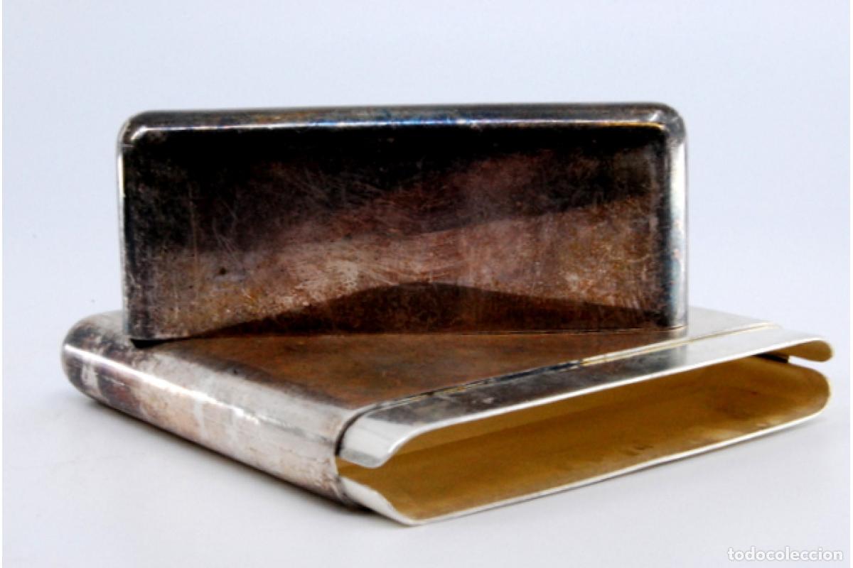 Antig&uuml;edades: Caja de cigarrillos, en plata - Foto 3