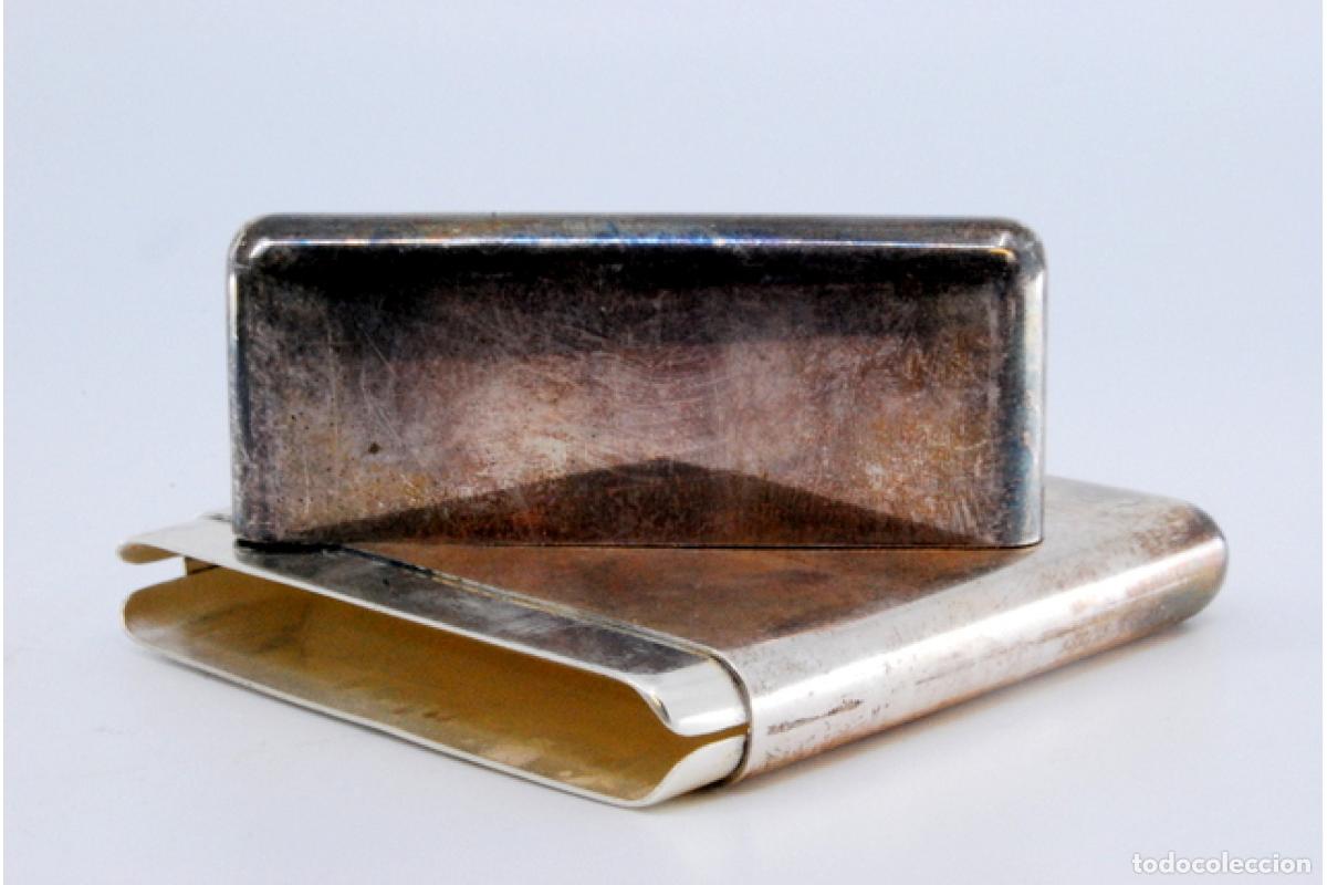Antig&uuml;edades: Caja de cigarrillos, en plata - Foto 4
