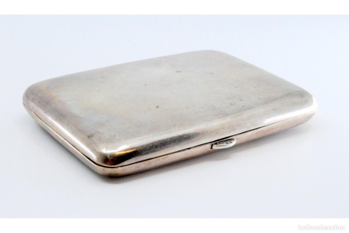 Antig&uuml;edades: Caja de cigarrillos, en plata - Foto 2