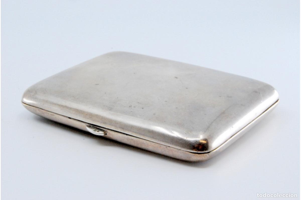 Antig&uuml;edades: Caja de cigarrillos, en plata - Foto 3