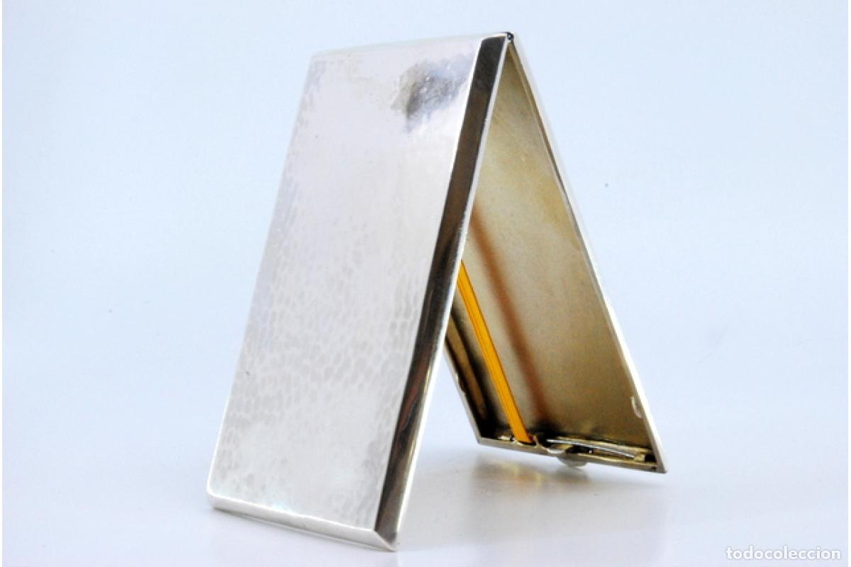 Antig&uuml;edades: Caja de cigarrillos, en plata - Foto 2