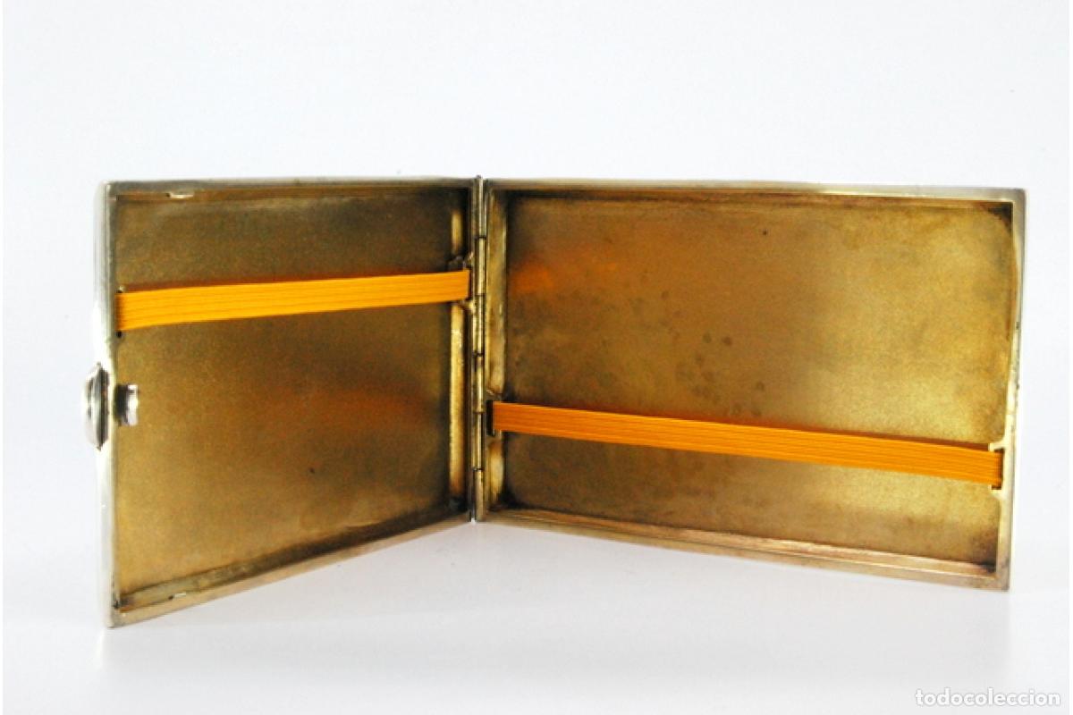 Antig&uuml;edades: Caja de cigarrillos, en plata - Foto 6