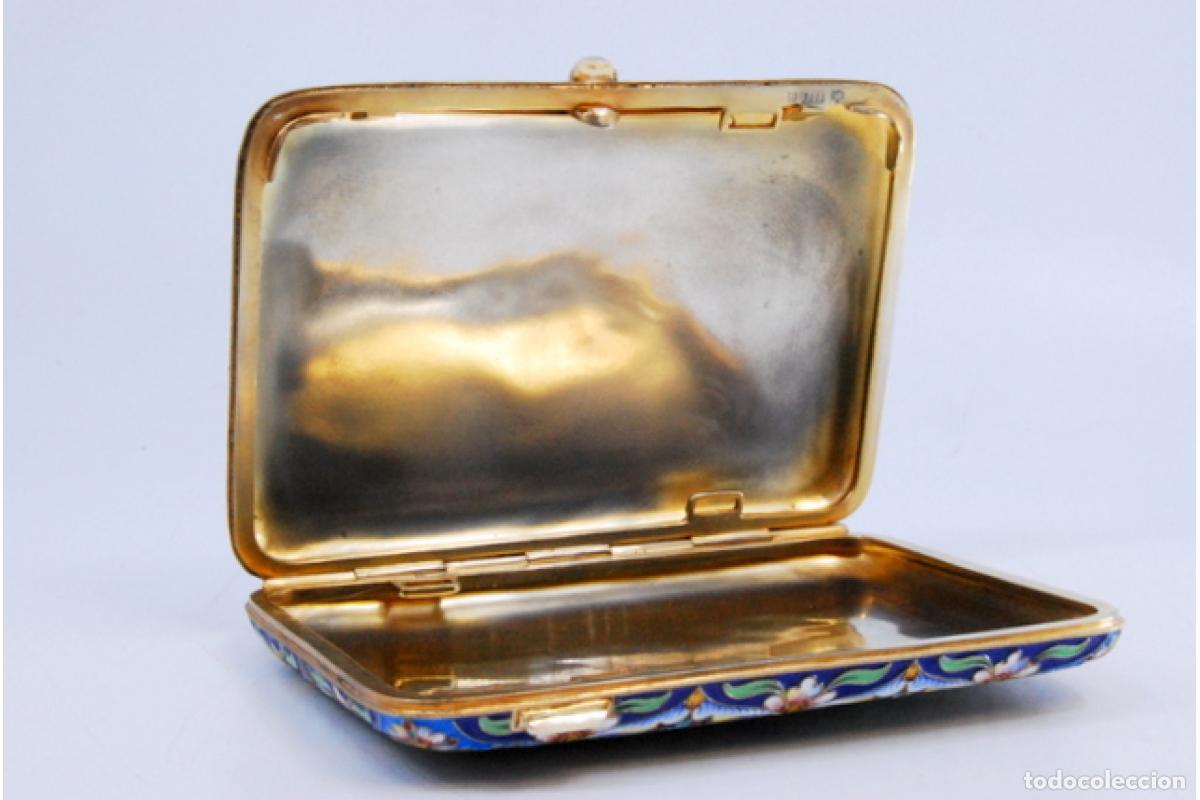Antig&uuml;edades: Caja de cigarrillos, en plata - Foto 4