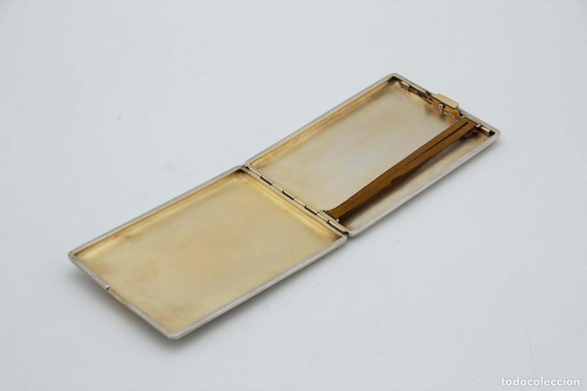 Antig&uuml;edades: Caja de cigarrillos, en plata - Foto 2