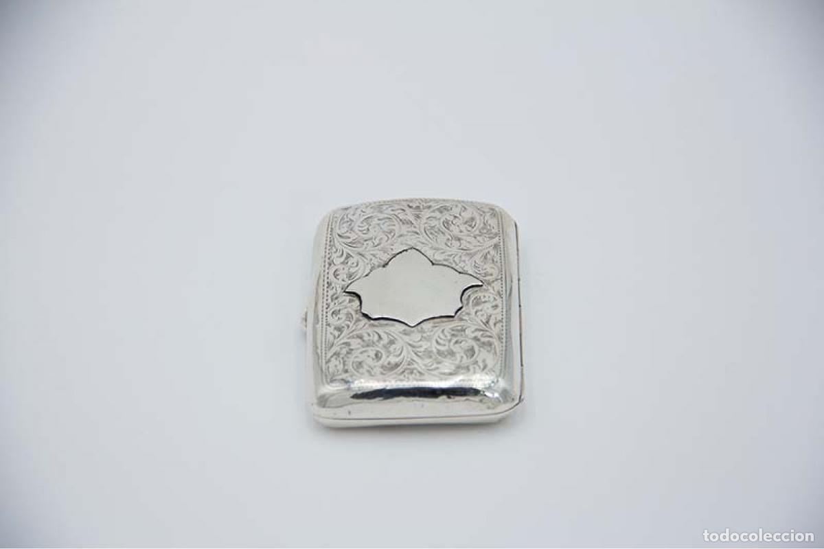 Antig&uuml;edades: Caja de cigarrillos, en plata - Foto 1