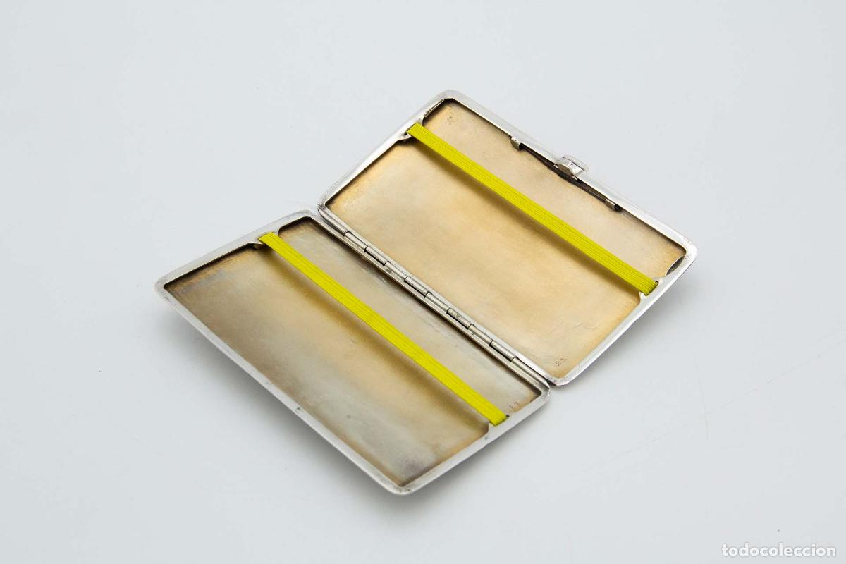Antig&uuml;edades: Caja de cigarrillos, en plata - Foto 2