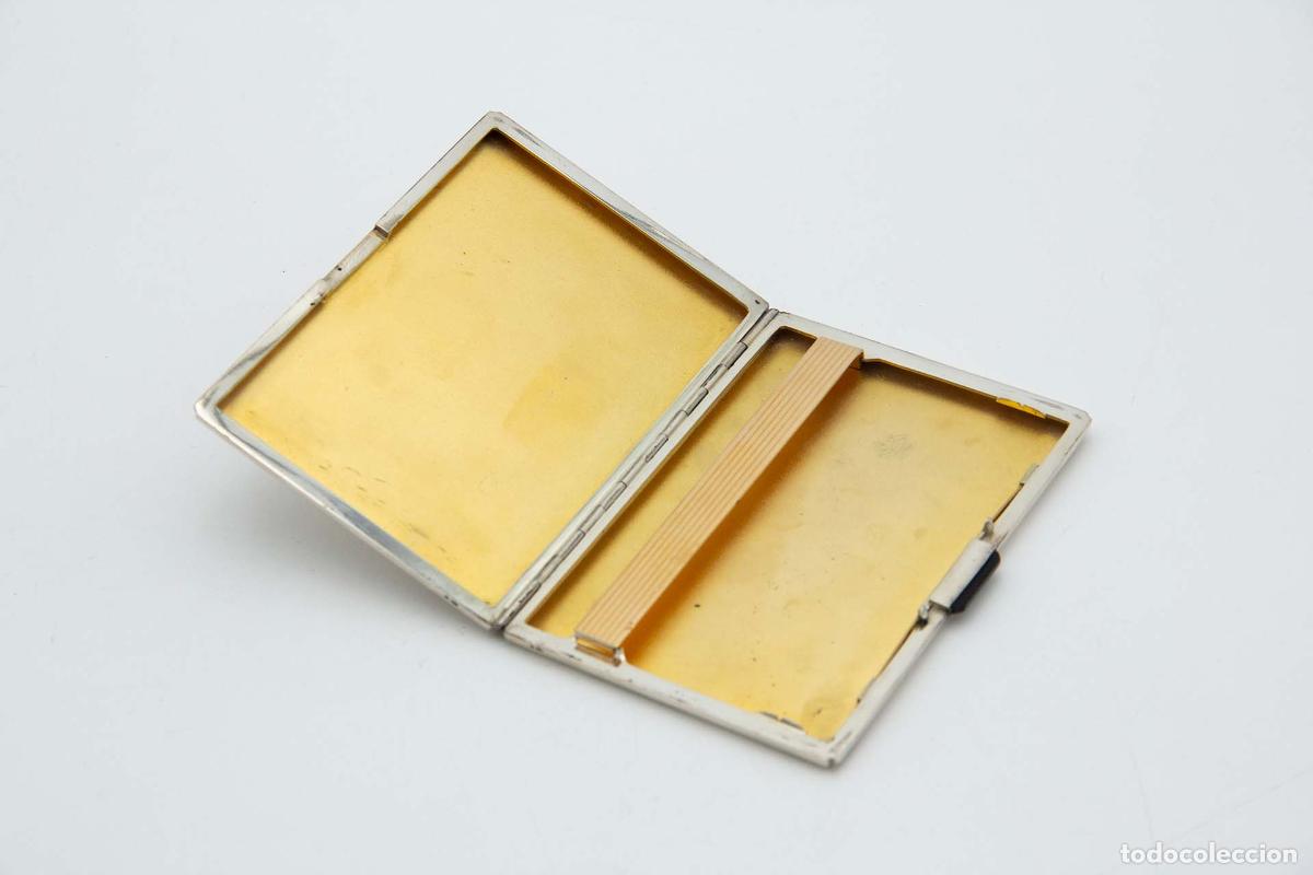 Antig&uuml;edades: Caja de cigarrillos, en plata - Foto 2