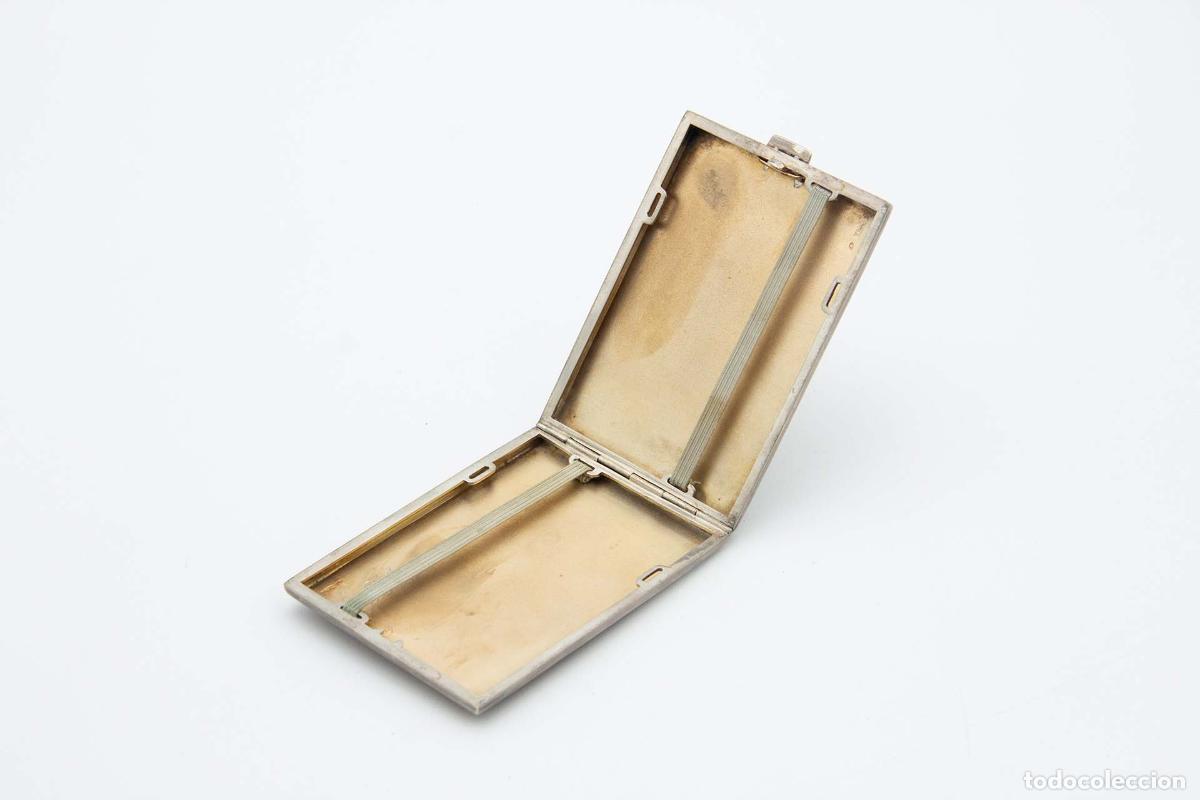 Antig&uuml;edades: Caja de cigarrillos, en plata - Foto 2