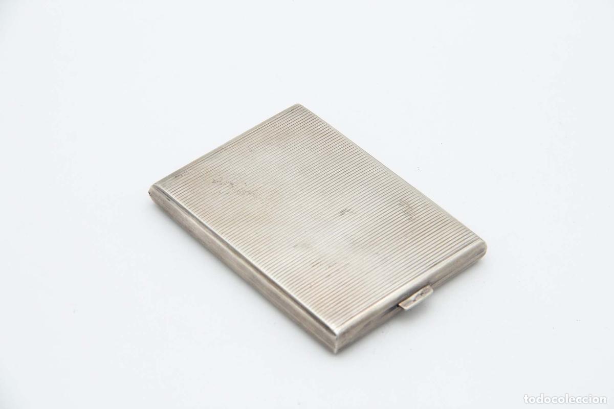 Antig&uuml;edades: Caja de cigarrillos, en plata - Foto 3