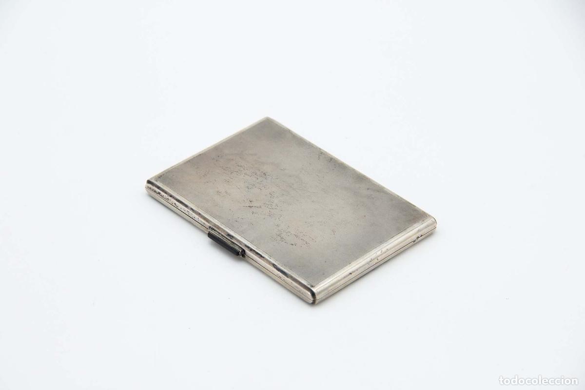 Antig&uuml;edades: Caja de cigarrillos, en plata - Foto 2