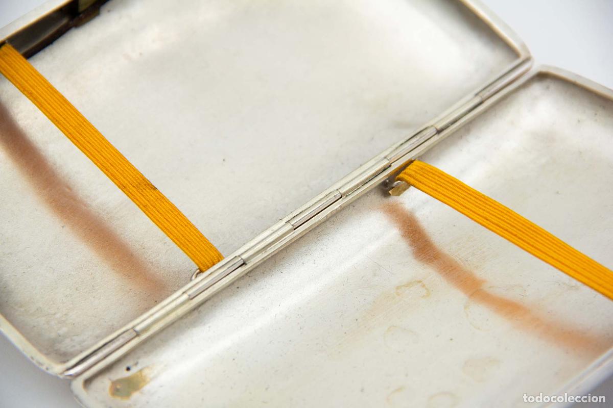 Antig&uuml;edades: Caja de cigarrillos, en plata - Foto 3