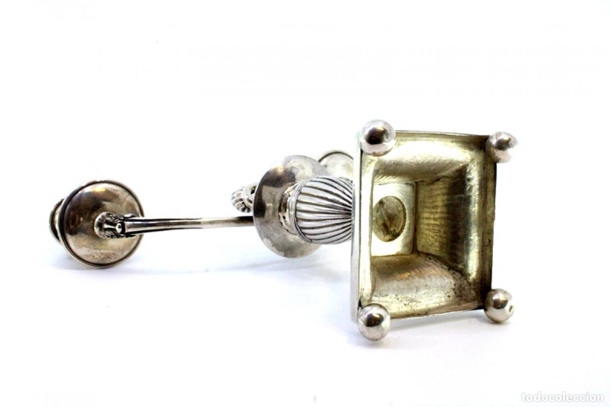 Antig&uuml;edades: candelabro de plata - Foto 2