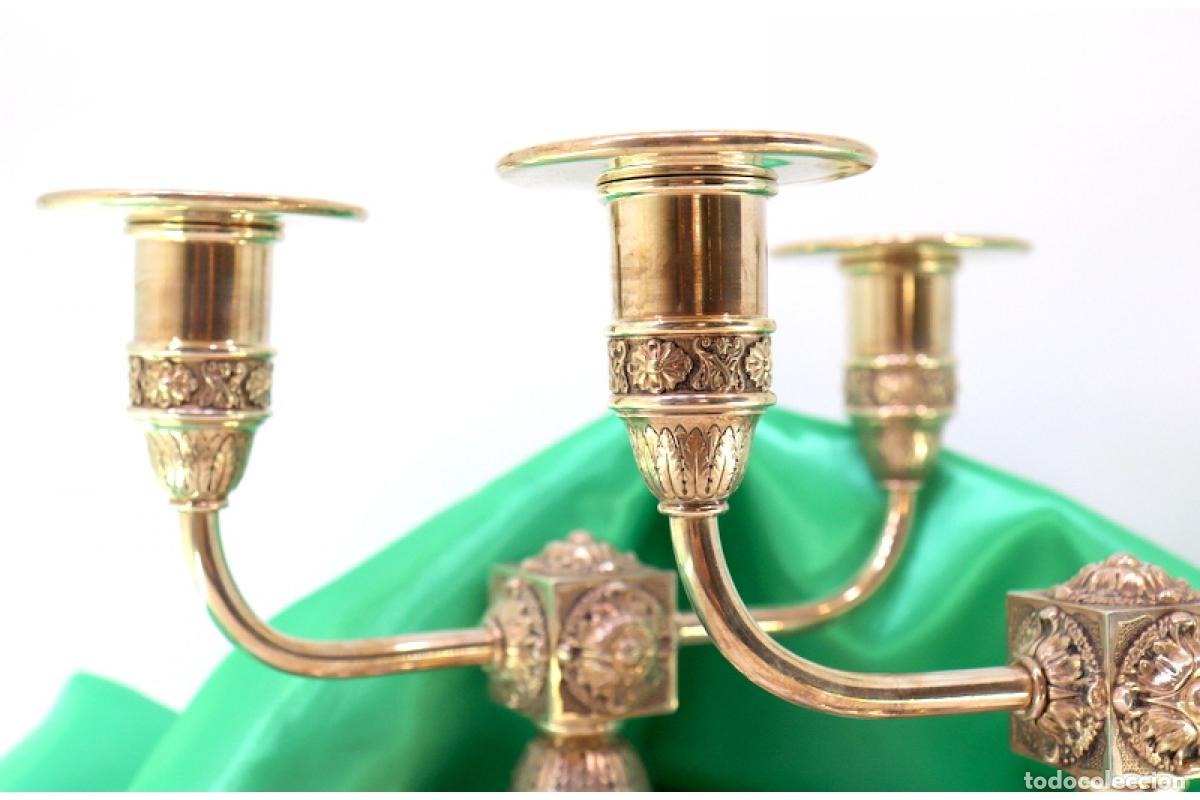 Antig&uuml;edades: candelabros de plata - Foto 2