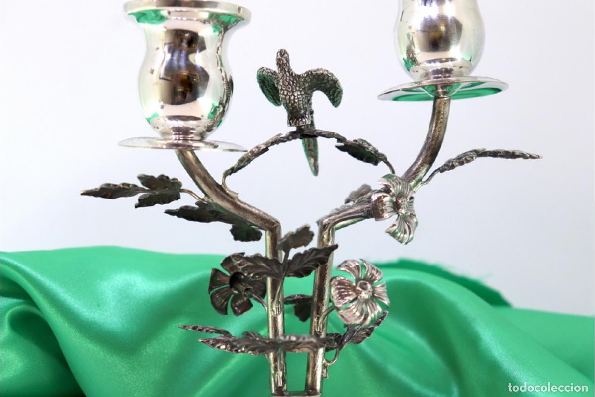 Antig&uuml;edades: candelabros de plata - Foto 4