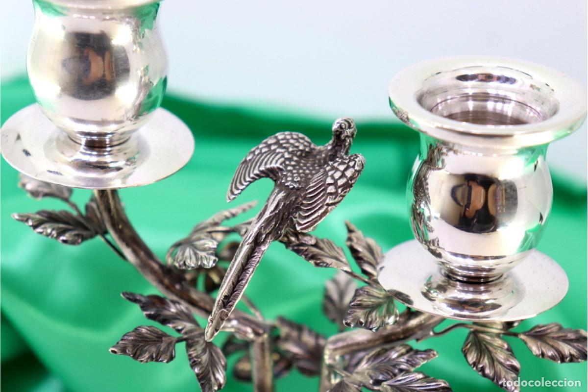 Antig&uuml;edades: candelabros de plata - Foto 8